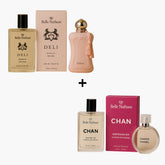 Kit 2 Perfumes Femininos - Deli + Chan 100ml cada - Belle Nathuss