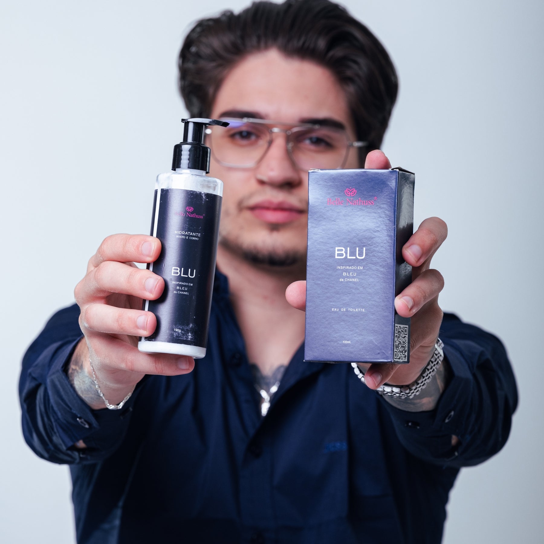 Perfume Blu Masculino Eua de Toillete 100 ml - Belle Nathuss