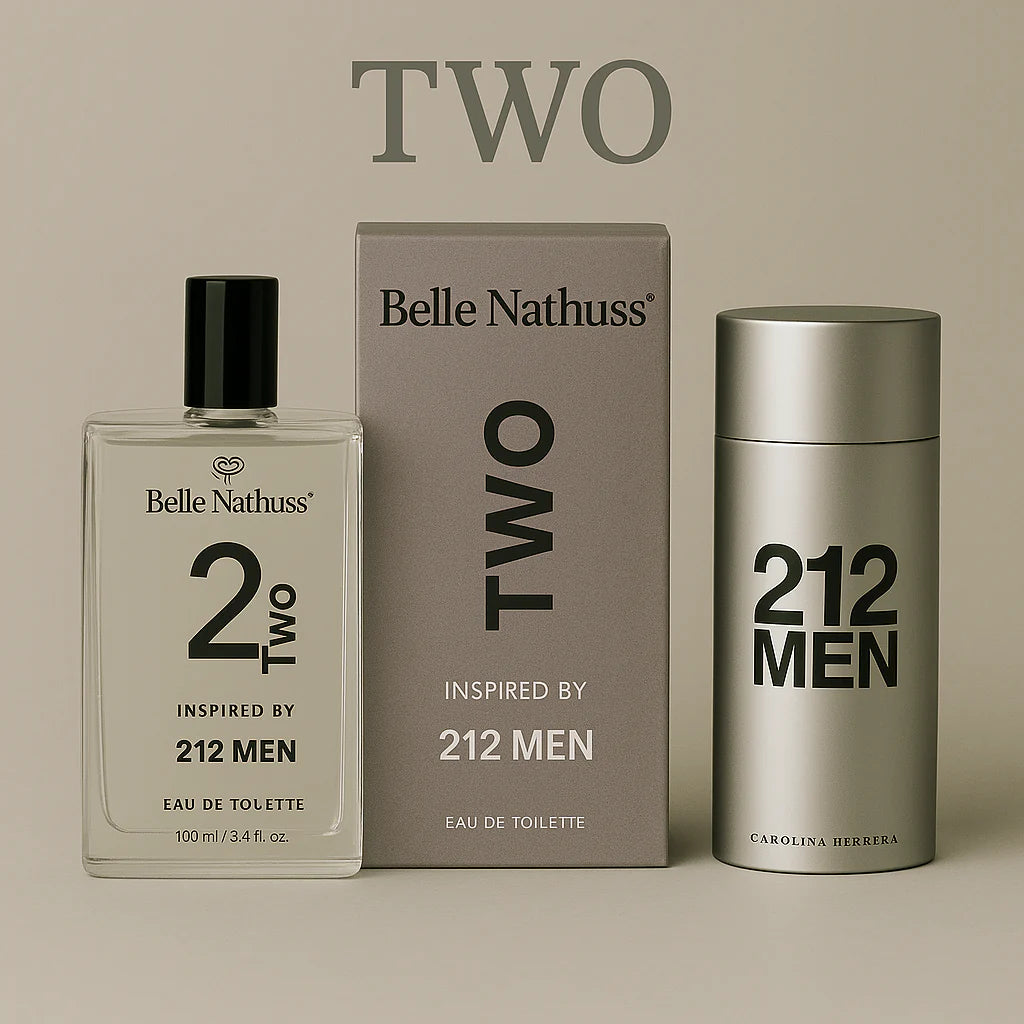 Kit 2 Perfumes Masculino - Invic + Two Eua de Toillete 100ml cada - Belle Nathuss