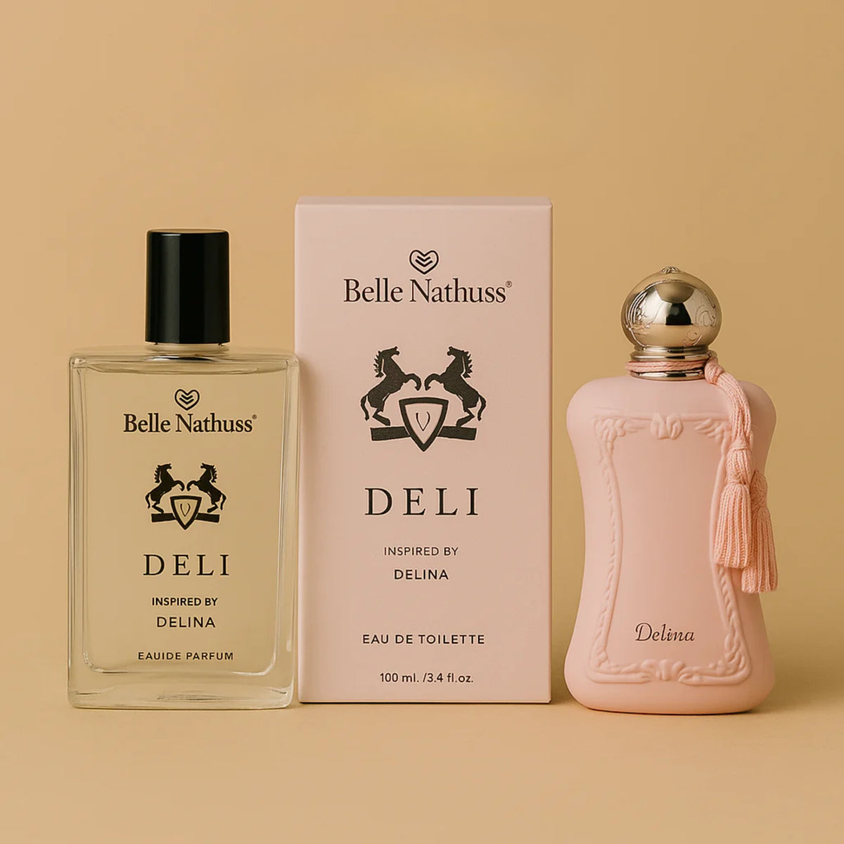 Perfume Deli Feminino Eua de Toillete 100 ml - Belle Nathuss