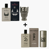 Kit 2 Perfumes Masculino - Invic + Two Eua de Toillete 100ml cada - Belle Nathuss
