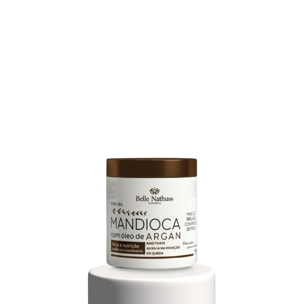 Máscara Mandioca Óleo De Argan 500 ml - Belle Nathuss