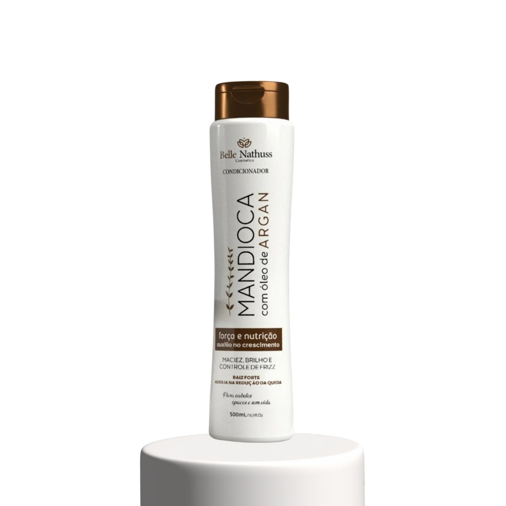 Shampoo Mandioca Óleo De Argan 500 ml - Belle Nathuss