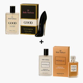 Kit 2 Perfumes Femininos - Good + Moisele 100ml cada - Belle Nathuss