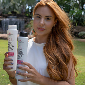 Kit Pós Progressiva Shampoo Condicionador Máscara 500 ml - Belle Nathuss