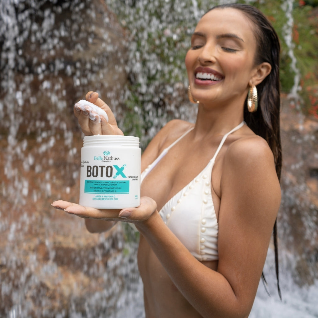 Kit Botox Shampoo Condicionador Máscara 500 ml - Belle Nathuss
