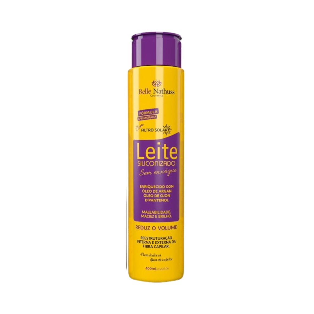 Leite Siliconado Com Filtro Solar - Belle Nathuss