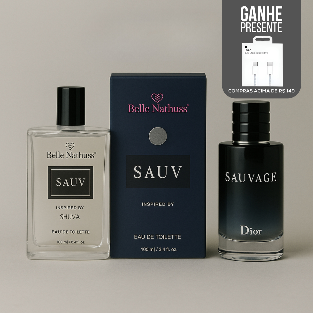 Kit 2 Perfumes Masculinos Sauv