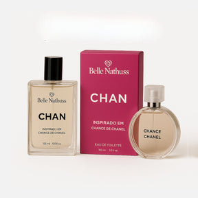 Kit 2 Perfumes Femininos - Miss + Chan 100ml cada - Belle Nathuss