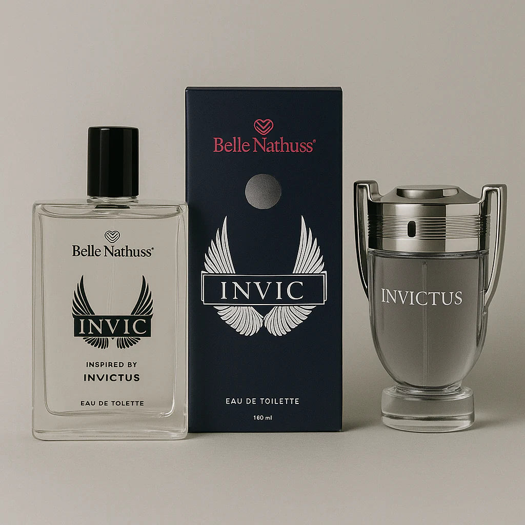 Kit 2 Perfumes Masculino - Invic + Two Eua de Toillete 100ml cada - Belle Nathuss