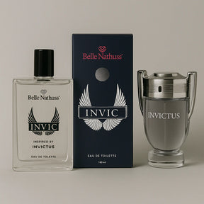 Kit 2 Perfumes Masculino - Invic + Two Eua de Toillete 100ml cada - Belle Nathuss