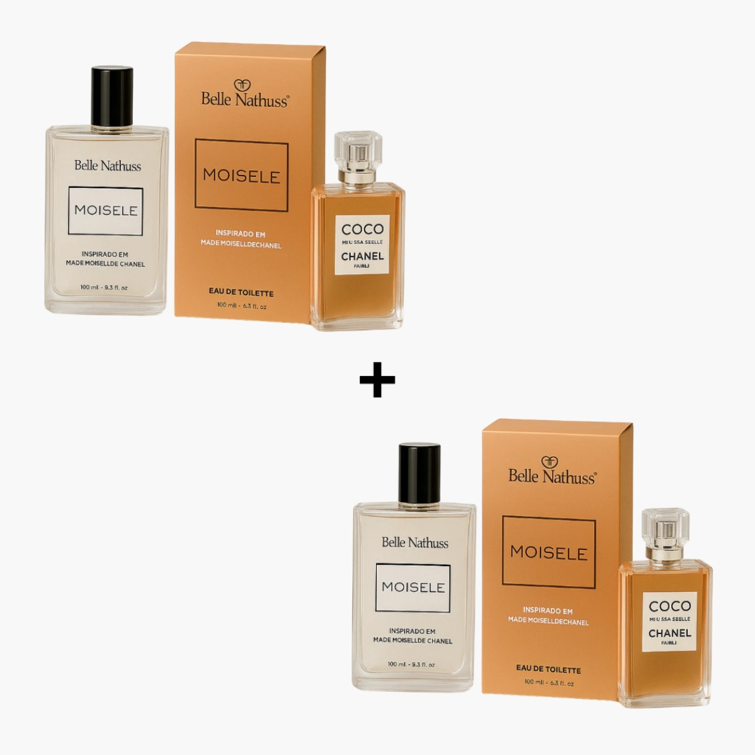 Kit 2 Perfumes Femininos Moisele