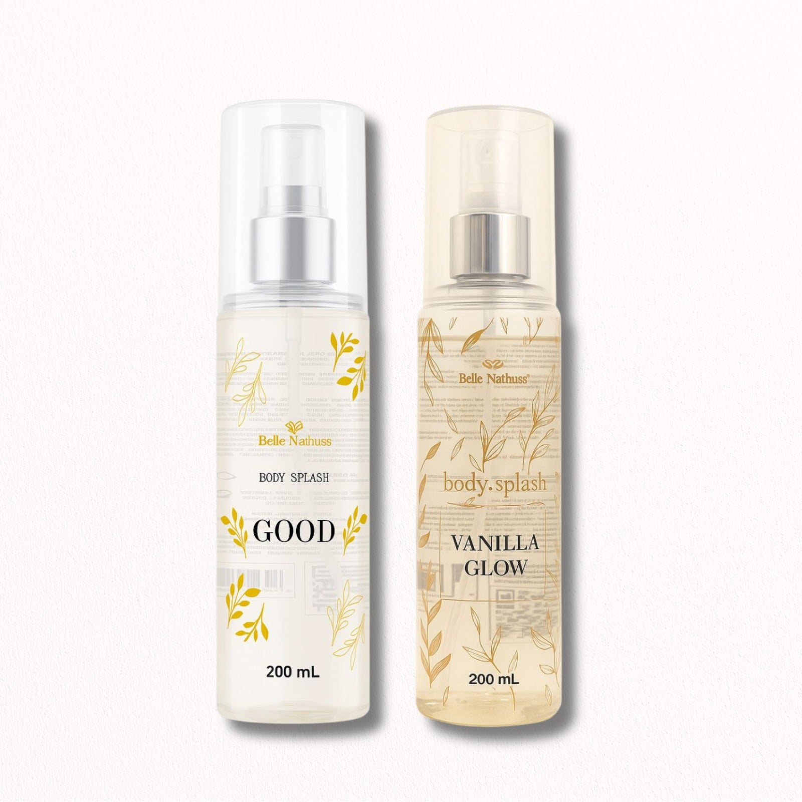 kit 2 Body Splash Good + Vanilla Glow - 200ml Belle Nathuss